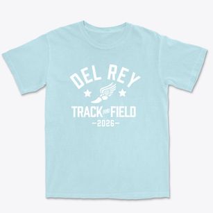 Del Rey Elementary School Track and Field Premium Heavyweight T-shirt