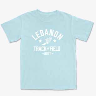 Lebanon Christian School Track and Field Premium Heavyweight T-shirt