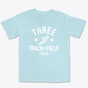 Three Ring Ranch Elementary School Track and Field Premium Heavyweight T-shirt