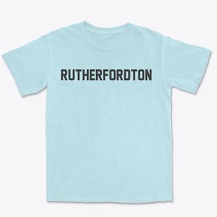 Rutherfordton North Carolina Classic Block Premium Heavyweight T-shirt