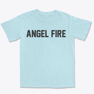 Angel Fire New Mexico Classic Block Premium Heavyweight T-shirt