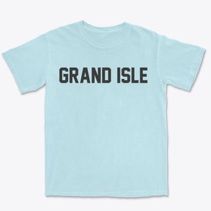 Grand Isle Maine Classic Block Premium Heavyweight T-shirt