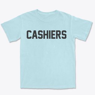 Cashiers North Carolina Classic Block Premium Heavyweight T-shirt