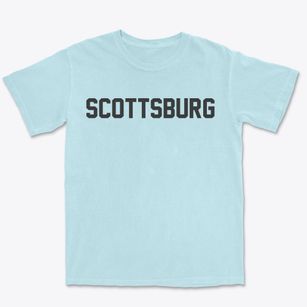 Scottsburg Virginia Classic Block Premium Heavyweight T-shirt