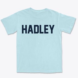 Hadley Massachusetts Classic Block Premium Heavyweight T-shirt