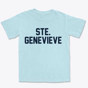 Ste. Genevieve Missouri Classic Block Premium Heavyweight T-shirt