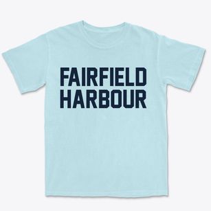 Fairfield Harbour North Carolina Classic Block Premium Heavyweight T-shirt