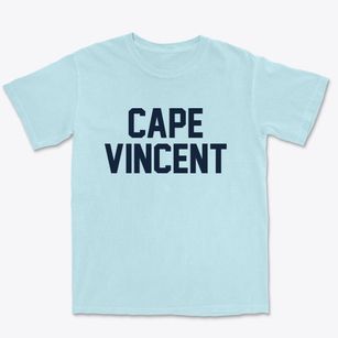 Cape Vincent New York Classic Block Premium Heavyweight T-shirt