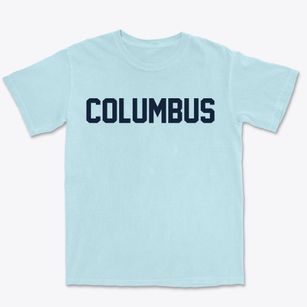 Columbus Ohio Classic Block Premium Heavyweight T-shirt