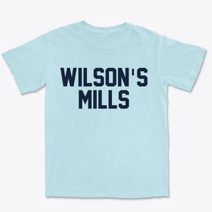 Wilson's Mills North Carolina Classic Block Premium Heavyweight T-shirt