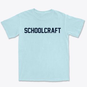 Schoolcraft Michigan Classic Block Premium Heavyweight T-shirt
