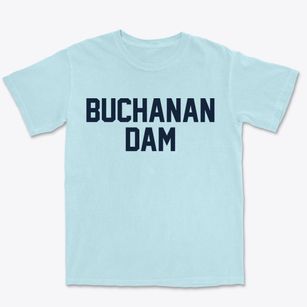 Buchanan Dam Texas Classic Block Premium Heavyweight T-shirt