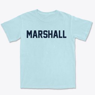 Marshall North Carolina Classic Block Premium Heavyweight T-shirt