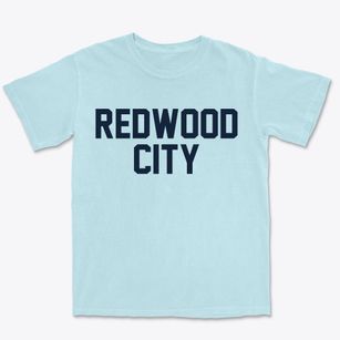 Redwood City California Classic Block Premium Heavyweight T-shirt