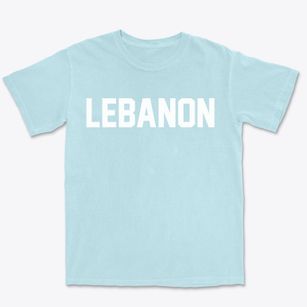 Lebanon New York Classic Block Premium Heavyweight T-shirt