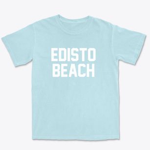 Edisto Beach South Carolina Classic Block Premium Heavyweight T-shirt