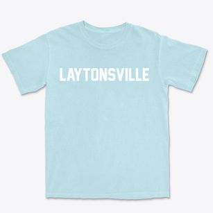 Laytonsville Maryland Classic Block Premium Heavyweight T-shirt