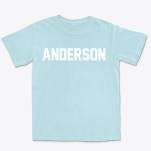 Anderson New Jersey Classic Block Premium Heavyweight T-shirt
