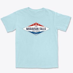Moravian Falls North Carolina Diamond Star Premium Heavyweight T-shirt