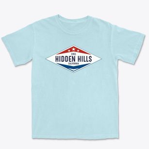 Hidden Hills California Diamond Star Premium Heavyweight T-shirt