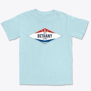 Bethany Illinois Diamond Star Premium Heavyweight T-shirt