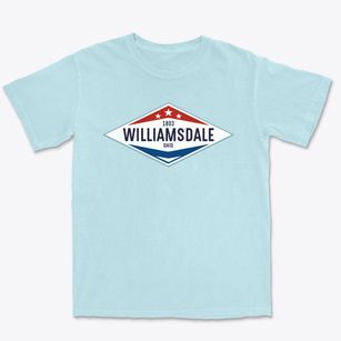 Williamsdale Ohio Diamond Star Premium Heavyweight T-shirt