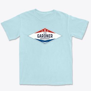Gardner Massachusetts Diamond Star Premium Heavyweight T-shirt