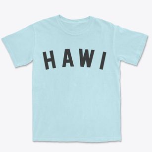 Hawi Hawaii Classic Curve Premium Heavyweight T-shirt