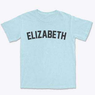 Elizabeth New Jersey Classic Curve Premium Heavyweight T-shirt