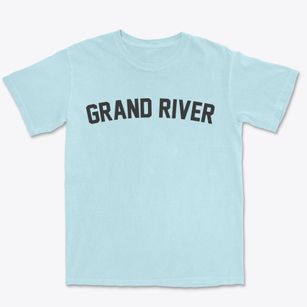 Grand River Iowa Classic Curve Premium Heavyweight T-shirt