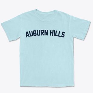 Auburn Hills Michigan Classic Curve Premium Heavyweight T-shirt