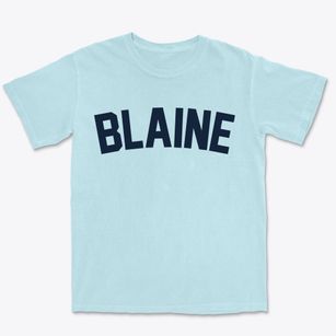 Blaine Maine Classic Curve Premium Heavyweight T-shirt