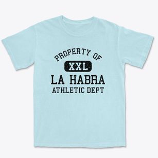 La Habra California Athletic Dept Premium Heavyweight T-shirt