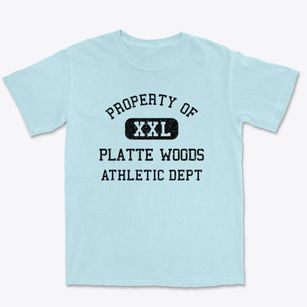 Platte Woods Missouri Athletic Dept Premium Heavyweight T-shirt