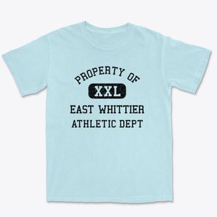 East Whittier California Athletic Dept Premium Heavyweight T-shirt