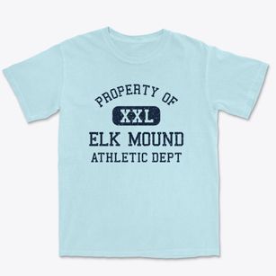 Elk Mound Wisconsin Athletic Dept Premium Heavyweight T-shirt