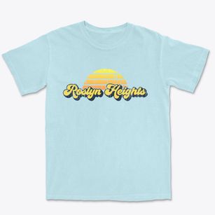 Roslyn Heights New York Sublime Sunset Premium Heavyweight T-shirt