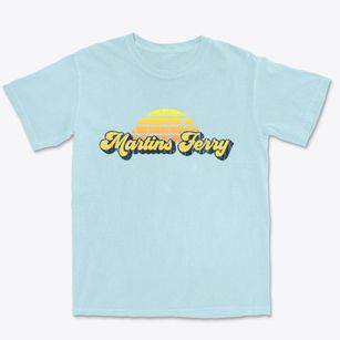 Martins Ferry Ohio Sublime Sunset Premium Heavyweight T-shirt