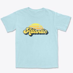 Atlantic Iowa Sublime Sunset Premium Heavyweight T-shirt