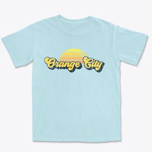 Orange City Iowa Sublime Sunset Premium Heavyweight T-shirt