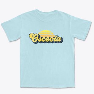 Osceola Iowa Sublime Sunset Premium Heavyweight T-shirt