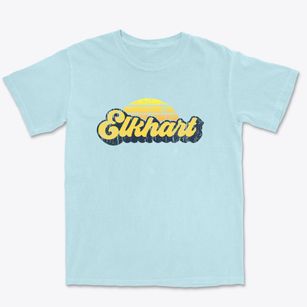 Elkhart Indiana Sublime Sunset Premium Heavyweight T-shirt