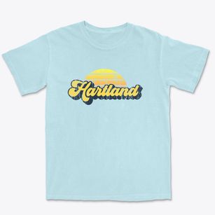 Hartland New York Sublime Sunset Premium Heavyweight T-shirt