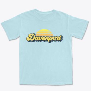 Davenport New York Sublime Sunset Premium Heavyweight T-shirt