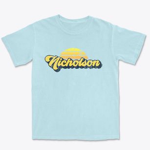 Nicholson Mississippi Sublime Sunset Premium Heavyweight T-shirt