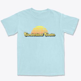 Cumberland Center Maine Sublime Sunset Premium Heavyweight T-shirt