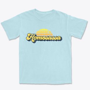 Homosassa Florida Sublime Sunset Premium Heavyweight T-shirt