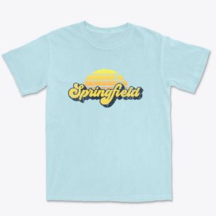 Springfield Massachusetts Sublime Sunset Premium Heavyweight T-shirt