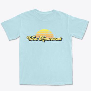 West Homestead Pennsylvania Sublime Sunset Premium Heavyweight T-shirt