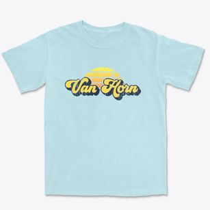 Van Horn Texas Sublime Sunset Premium Heavyweight T-shirt
